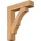 Ekena Millwork Balboa Block Smooth Bracket w/ Offset Brace, Western Red Cedar, 7 1/2"W x 32"D x 38"H BKT0806X32X38BOA05SWR - alternate 1